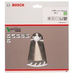 Пильный диск Bosch Optiline Wood 190 x 20/16 мм, 36 зубьев, фото , изображение 2 | SNABZHENIE.com.ua