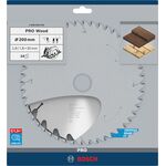 Пильный диск BOSCH Optiline Wood 200x30x2,8 мм, 24 зуба, фото , изображение 3 | SNABZHENIE.com.ua