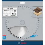 Пильный диск «Optiline Wood» 200 x 30 мм, 48 зубьев, BOSCH, фото , изображение 3 | SNABZHENIE.com.ua
