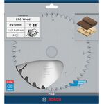 Пильный диск Optiline Wood BOSCH 210x30 мм, Z 24 для древесины, фото , изображение 2 | SNABZHENIE.com.ua