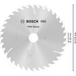Пильный диск BOSCH Optiline Wood 210 x 30 x 2,8 мм, 36 зубьев, фото , изображение 4 | SNABZHENIE.com.ua