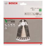 Пильний диск по дереву Bosch Optiline Wood 160 мм 48 зубів (2608641172), фото , зображення 2 | SNABZHENIE.com.ua