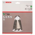 Пильний диск 190 x 30 мм, Z 24 для всіх видів дерева Optiline Wood BOSCH (2608641185), фото , зображення 3 | SNABZHENIE.com.ua