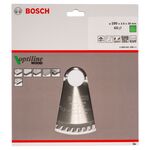 Пильний диск 190 x 30 мм, Z 60 для всіх видів дерева Optiline Wood BOSCH (2608641188), фото , зображення 2 | SNABZHENIE.com.ua