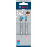 Полотно для лобзиков PRO Hardwood T101AOF, 83 мм, 2 шт. BOSCH, фото , изображение 2 | SNABZHENIE.com.ua