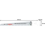 Ножове полотно S 611 DF Heavy для дерева та металу BOSCH, фото , зображення 4 | SNABZHENIE.com.ua