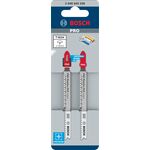 Полотно для лобзиків PRO Plastics PVC Clean T102H, 100 мм, 2 шт. BOSCH, фото , зображення 2 | SNABZHENIE.com.ua