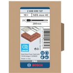 Плоске зубило 280 мм SDS-max 10 шт, BOSCH (2608690127), фото , зображення 5 | SNABZHENIE.com.ua