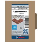 Плоское зубило 20x250 мм ECO SDS-plus 10 шт, BOSCH (2608690131), фото , изображение 5 | SNABZHENIE.com.ua