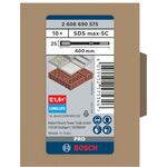 Набір плоских зубил PRO SDS max-5C, 25 x 400 мм BOSCH, фото , зображення 4 | SNABZHENIE.com.ua