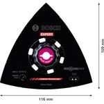 Полотно для машин EXPERT Sanding Plate MAVZ 116 RT10, 116 мм BOSCH, фото , изображение 3 | SNABZHENIE.com.ua