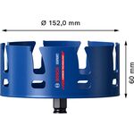 Коронка EXPERT Construction Material, 152 x 60 мм BOSCH, фото , зображення 3 | SNABZHENIE.com.ua