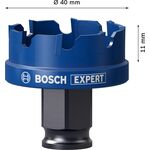 Коронка BOSCH EXPERT для листового металла, 40x5 мм, фото , изображение 3 | SNABZHENIE.com.ua