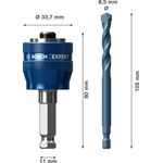 Оправка системи коронок EXPERT Power Change Plus, 11 мм, свердло TCT 8,5 x 105 мм, 2 шт. BOSCH, фото , зображення 3 | SNABZHENIE.com.ua