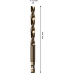 Центрувальне свердло EXPERT Power Change Plus, HSS-Co, 7,15 x 105 мм BOSCH, фото , зображення 3 | SNABZHENIE.com.ua