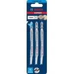 Полотна для лобзиков BOSCH EXPERT ‘Hardwood 2-side clean’ T 308 BF, 3 шт., фото , изображение 2 | SNABZHENIE.com.ua