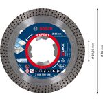 Алмазний відрізний круг EXPERT HardCeramic X-LOCK, 85 x 22,23 x 1,6 x 7 мм BOSCH, фото , зображення 3 | SNABZHENIE.com.ua