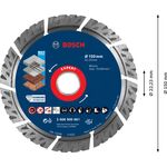 Алмазный круг EXPERT MultiMaterial 150x22,23x2,4 мм BOSCH, фото , изображение 3 | SNABZHENIE.com.ua