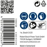 Шліфувальна сітка BOSCH M480 G 400, 125 мм, 50 шт. для ексцентриків, фото , изображение 4 | SNABZHENIE.com.ua
