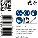Шліфувальна сітка BOSCH EXPERT M480 для гіпсокартону, 225 мм, G 220, 25 шт., фото , изображение 4 | SNABZHENIE.com.ua
