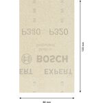 Шліфувальна сітка BOSCH M480 для ексцентрикових машин, 80x133 мм, G 320, 10 шт., фото , изображение 3 | SNABZHENIE.com.ua