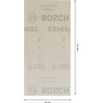 Шліфувальна сітка BOSCH EXPERT M480 для ексцентрикових машин, 93x186 мм, G 180, 50 шт., фото , изображение 3 | SNABZHENIE.com.ua