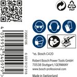 Шліфувальна сітка BOSCH EXPERT M480, G 320, 93 x 186 мм, 50 шт., фото , изображение 4 | SNABZHENIE.com.ua