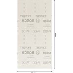 Шліфувальна сітка BOSCH EXPERT M480, 115 x 230 мм, G 400, 10 шт., фото , изображение 3 | SNABZHENIE.com.ua
