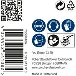 Шлифовальная сетка BOSCH EXPERT M480 G 80, 115x230 мм, 50 шт., фото , изображение 4 | SNABZHENIE.com.ua