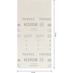 Шліфувальна сітка BOSCH M480 G 320, 115 x 230 мм, 50 шт., фото , изображение 3 | SNABZHENIE.com.ua