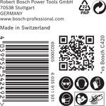 Шліфувальний папір BOSCH C470, 125 мм, G 100, 8 отворів, 50 шт., фото , изображение 4 | SNABZHENIE.com.ua