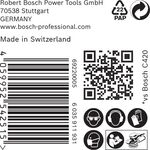 Шліфувальний папір BOSCH C470, 125 мм, 8 отворів, G 240, 50 шт., фото , изображение 4 | SNABZHENIE.com.ua