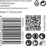 Шліфувальний папір BOSCH C470, 125 мм, G 320, 50 шт., 8 отворів, фото , изображение 4 | SNABZHENIE.com.ua