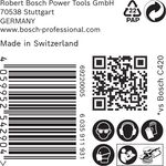 Шлифовальная бумага BOSCH EXPERT C470, 125 мм, G 60, 50 шт., фото , изображение 4 | SNABZHENIE.com.ua