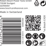 Шліфувальний папір BOSCH EXPERT C470, 125 мм, G 80, 50 шт., фото , изображение 4 | SNABZHENIE.com.ua