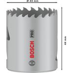 Коронка PRO Multi Material 43 мм с резьбой BOSCH, фото , изображение 3 | SNABZHENIE.com.ua