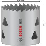Коронка PRO Multi Material 52 мм с резьбой BOSCH, фото , изображение 3 | SNABZHENIE.com.ua