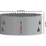 Коронка Bosch PRO Multi Material 108 мм с резьбой, фото , изображение 3 | SNABZHENIE.com.ua