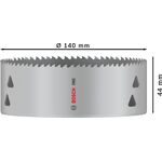 Коронка PRO Multi Material BOSCH 140 мм с резьбой, фото , изображение 3 | SNABZHENIE.com.ua