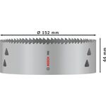 Коронка PRO Multi Material, 152 мм, с резьбой BOSCH, фото , изображение 3 | SNABZHENIE.com.ua