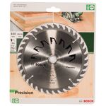 Пильный диск BOSCH PRECISION 160x20 мм, 36 зубцов (2609256856), фото , изображение 2 | SNABZHENIE.com.ua