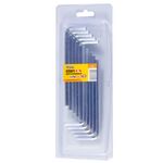 Ключ шестигранний MASTERTOOL CrV 5,0 мм 28/120 мм набір 10 шт 75-0005, фото , зображення 2 | SNABZHENIE.com.ua