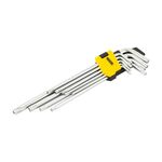 Ключі TORX MASTERTOOL CrV Т10/Т50 90/227 мм набір 9 шт 75-0961, фото  | SNABZHENIE.com.ua