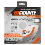 Алмазный диск GRANITE TURBO 180 мм 9-02-180, фото , изображение 2 | SNABZHENIE.com.ua