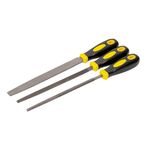 Напильники по металлу MASTERTOOL 200 мм набор 3 шт плоский/круглый/трехгранный 06-0210, фото  | SNABZHENIE.com.ua