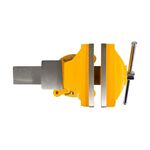 Тиски слесарні настільні поворотні MASTERTOOL 150 мм з наковальнею 07-0215, фото , зображення 2 | SNABZHENIE.com.ua