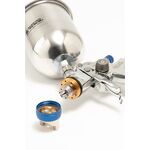 Краскопульт MASTERTOOL HVLP 600 мл, алюминий, 1.4 мм, 80-8903, фото , изображение 3 | SNABZHENIE.com.ua