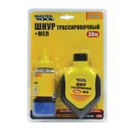 Шнур розмічальний MASTERTOOL 30 м + мел 30-0640, фото , зображення 2 | SNABZHENIE.com.ua