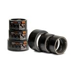 Армированный скотч MASTERTOOL Профи 50 мм 5 м черный 77-2605, фото , изображение 3 | SNABZHENIE.com.ua