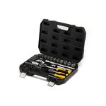 Набор насадок MASTERTOOL CrV 1/4-1/2, трещотка 72Т, 72 шт, кейс, фото  | SNABZHENIE.com.ua